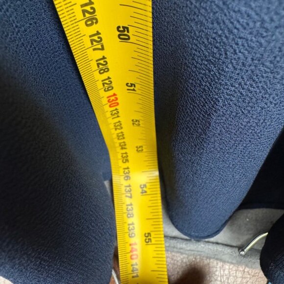 David's Bridal 2 Piece Navy Blue Beaded Mother of the Bride Dress 20WP - Picture 5 of 11